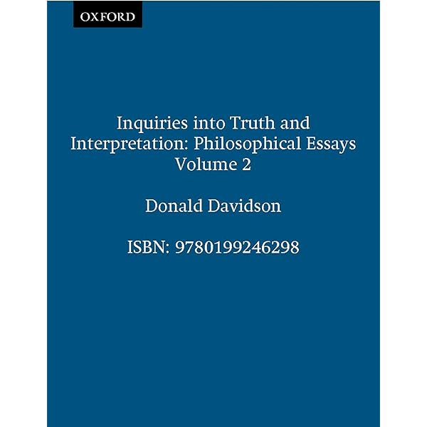 Amazon | Inquiries into Truth and Interpretation | Davidson